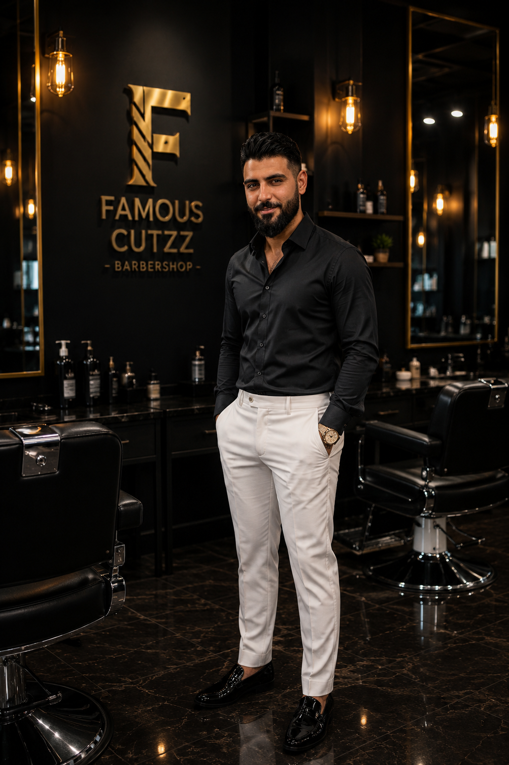 Frank — Master Barber at Famous Cutzz